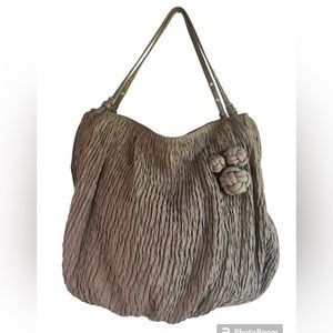 Marc by Marc Jacobs accordion material stretch purse tote bag